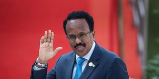 Somalia's President Mohamed Abdullahi 