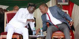 Raila and Uhuru