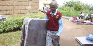 A student at Nyeri High School