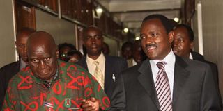 Kalonzo with Kaunda