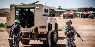 Amisom soldiers in Somalia