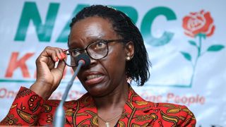 Narc Kenya party leader Martha Karua