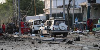 Bomb explosion in Mogadishu