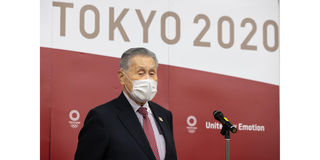 Tokyo Olympics organising committee president Yoshiro Mori