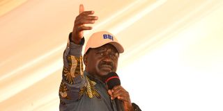 ODM leader Raila Odinga