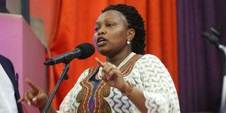 Nominated Senator Millicent Omanga