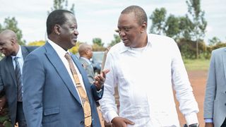 Uhuru Kenyatta and Raila Odinga