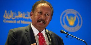 Sudan's PM Abdalla Hamdok 