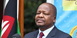 Health Cabinet Secretary Mutahi Kagwe