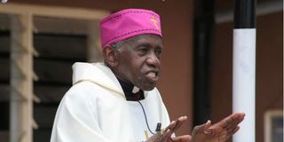 Retired Archbishop Ndingi Mwana a'Nzeki