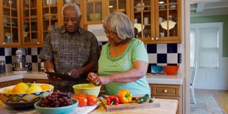 Elderly couple