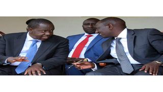 William Ruto and Fred Matiang'i 