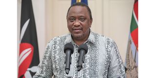 President Uhuru Kenyatta in November 2020.