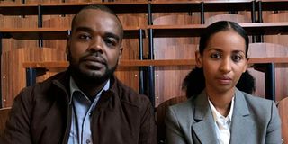 Sarah Hassan and Alfred Munyua.