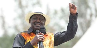 ODM leader Raila Odinga