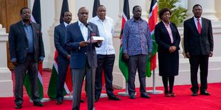 Uhuru Kenyatta, Raila Odinga