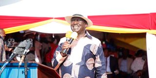 ODM leader Raila Odinga