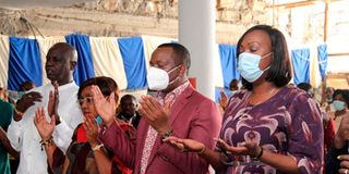 Anne Kananu and Dennis Waweru