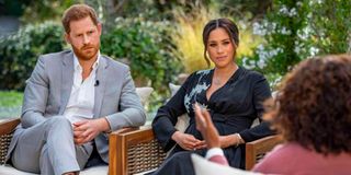 Britain's Prince Harry Meghan Oprah Winfrey