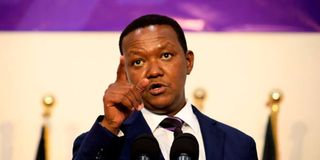 Machakos Governor Alfred Mutua