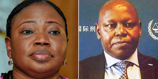 Fatou Bensouda and Paul Gicheru