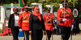 Tanzanian President Samia Suluhu Hassan 