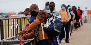 Madaraka Express passengers