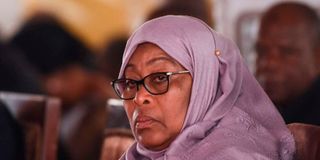 Tanzanian President Samia Suluhu Hassan