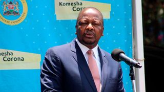 Health Cabinet Secretary Mutahi Kagwe