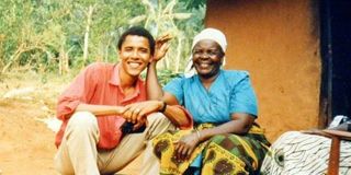 Barack and Sarah Obama