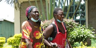 Mama Sarah Obama mourners