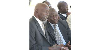 Moi with Abraham Kiptanui