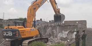 Njiru demolition 