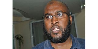 Former Kamukunji MP aspirant Ibrahim Ahmed