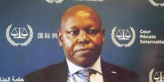 Kenyan lawyer Paul Gicheru at ICC