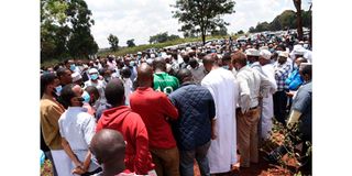 Ibrahim Ahmed Johnny burial