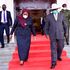 Ugandan President Yoweri Museveni, Tanzanian President Samia Suluhu Hassan