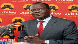 Jubilee party Secretary-General Raphael Tuju