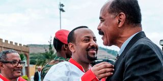 Abiy Ahmed and Isaias Afwerki