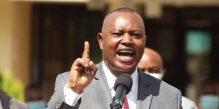 DCI boss George Kinoti 