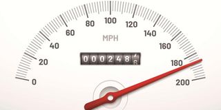 Car speedometer