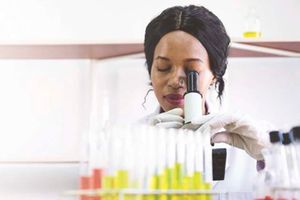 Biotechnology students 