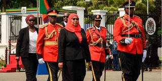 Tanzanian President Samia Suluhu Hassan