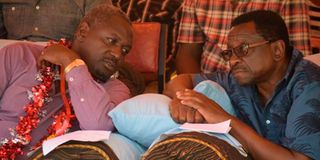 Otiende Amollo and James Orengo