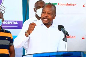 Health Cabinet Secretary Mutahi Kagwe 