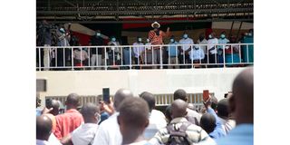 Raila Odinga in Kisumu