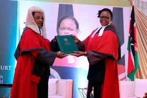 Chief Justice Martha Koome, Deputy Chief Justice Philomena Mwilu