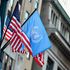 UN and US flags