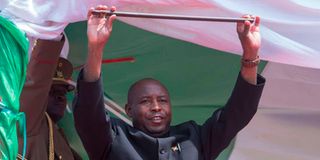 Burundi President Evariste Ndayishimiye