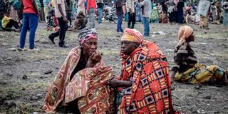 Nyiragongo volcanic eruption